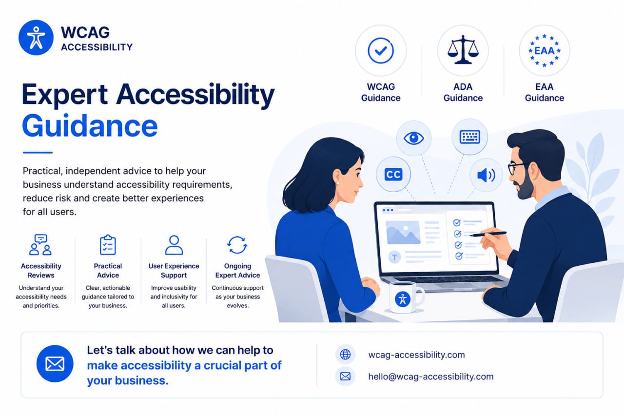 expert accessibility guidance